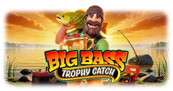 Big Bass Trophy Catch box art, featuring the game's fisherman mascot holding up his catch