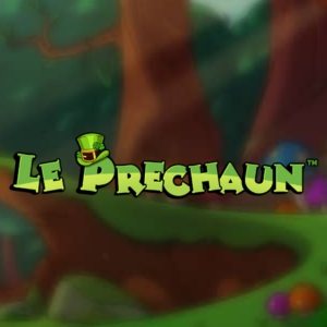 Le Prechaun key art, featuring the game's logo against its forest backdrop