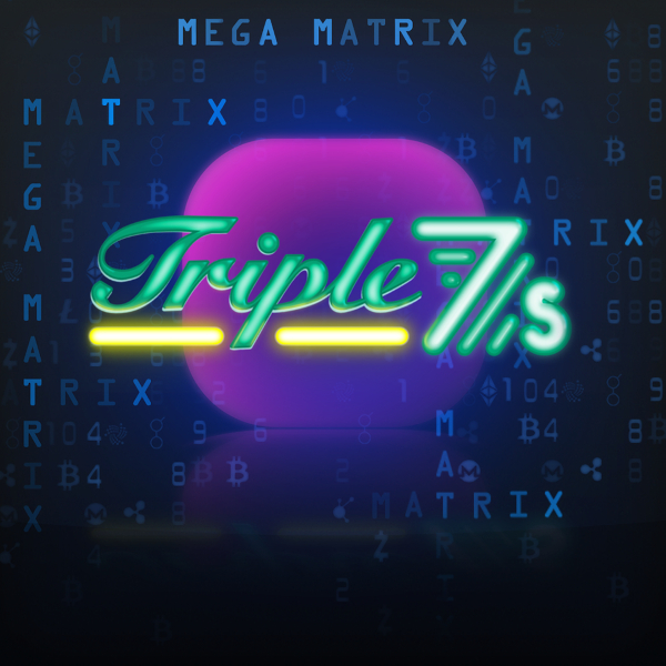 Triple 7s' neon-lit box art