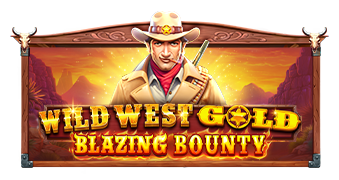 Wild West Gold Blazing Bounty slot logo